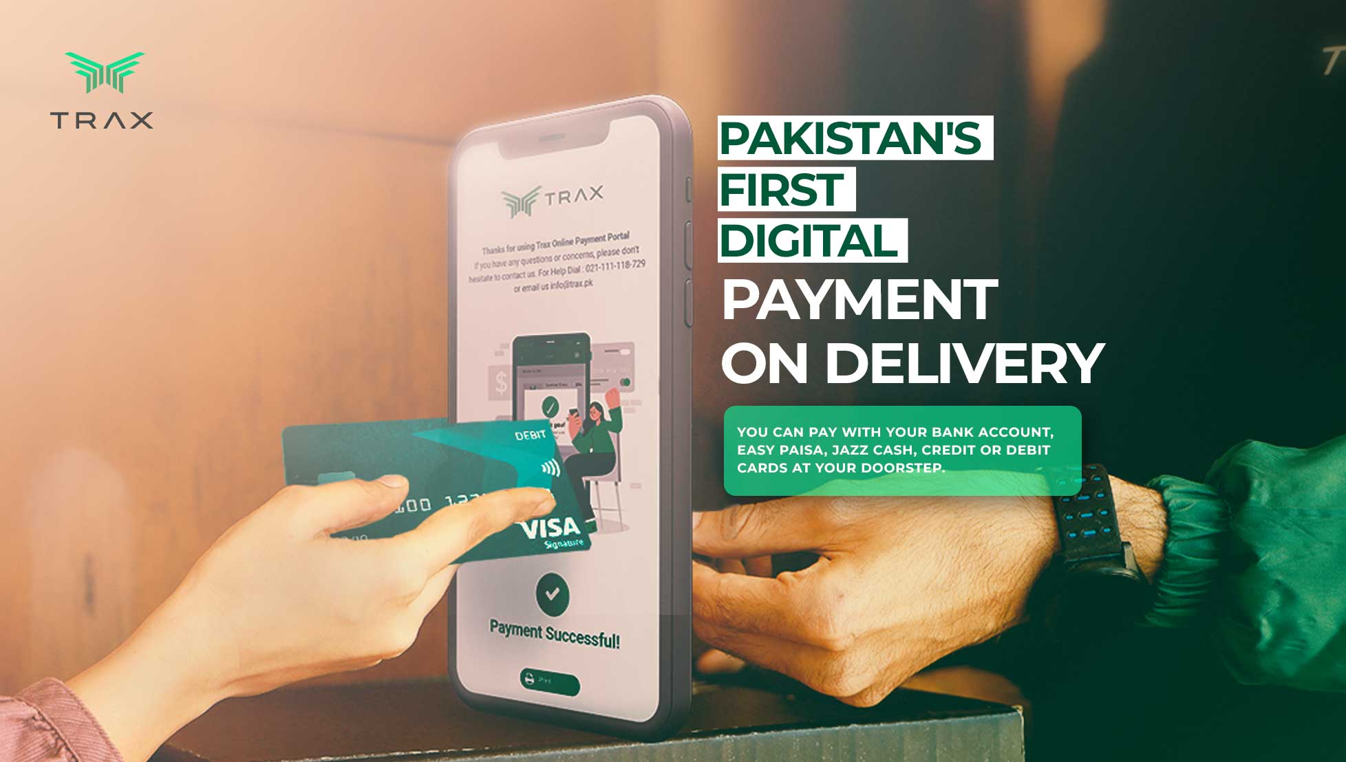 Introducing Pakistan’s Premier Digital COD Service Trax Pay Trax